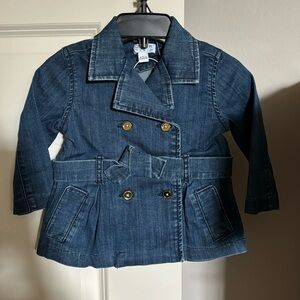 Brand new Janie and Jack jeans jacket